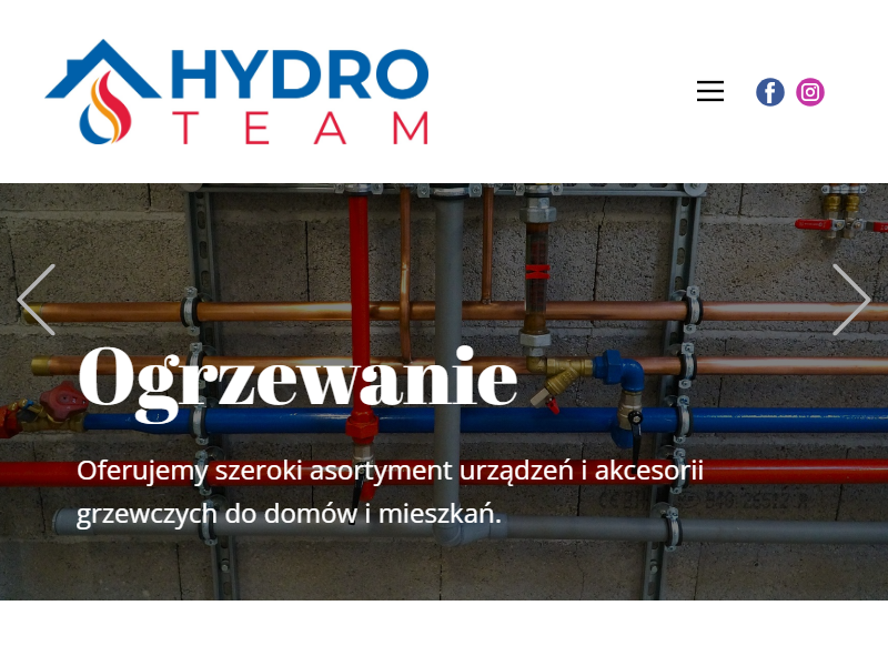 Hydro-team.pl pompy ciepła Suwałki hurtownia hydrauliczna